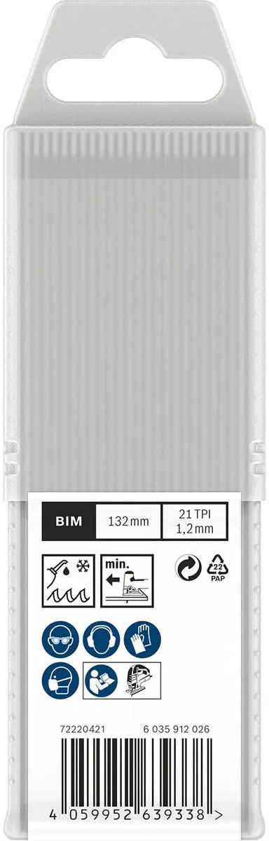 Bosch Professional T321AF Zaagbladen Metaal - 25 Stuks