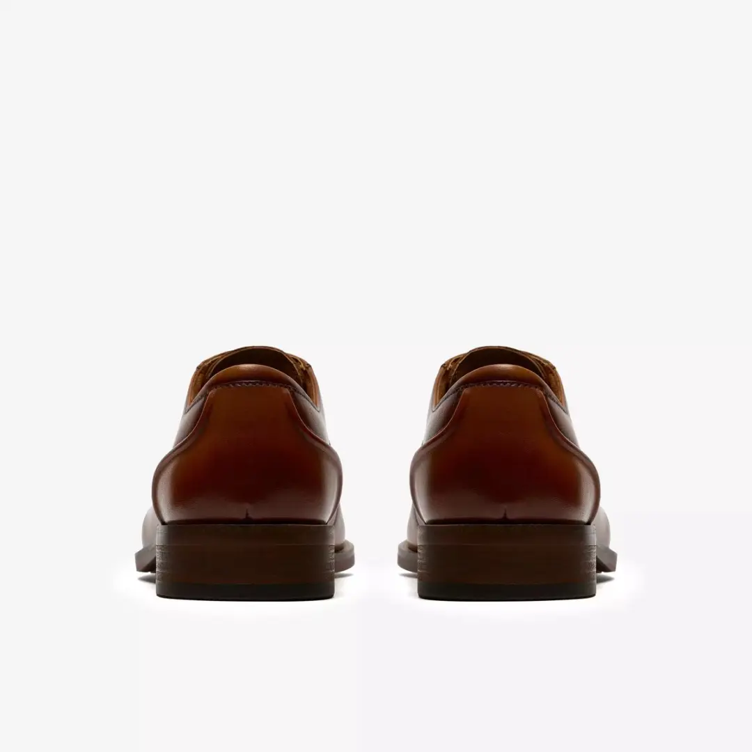 Clarks Veterschoen Cognac