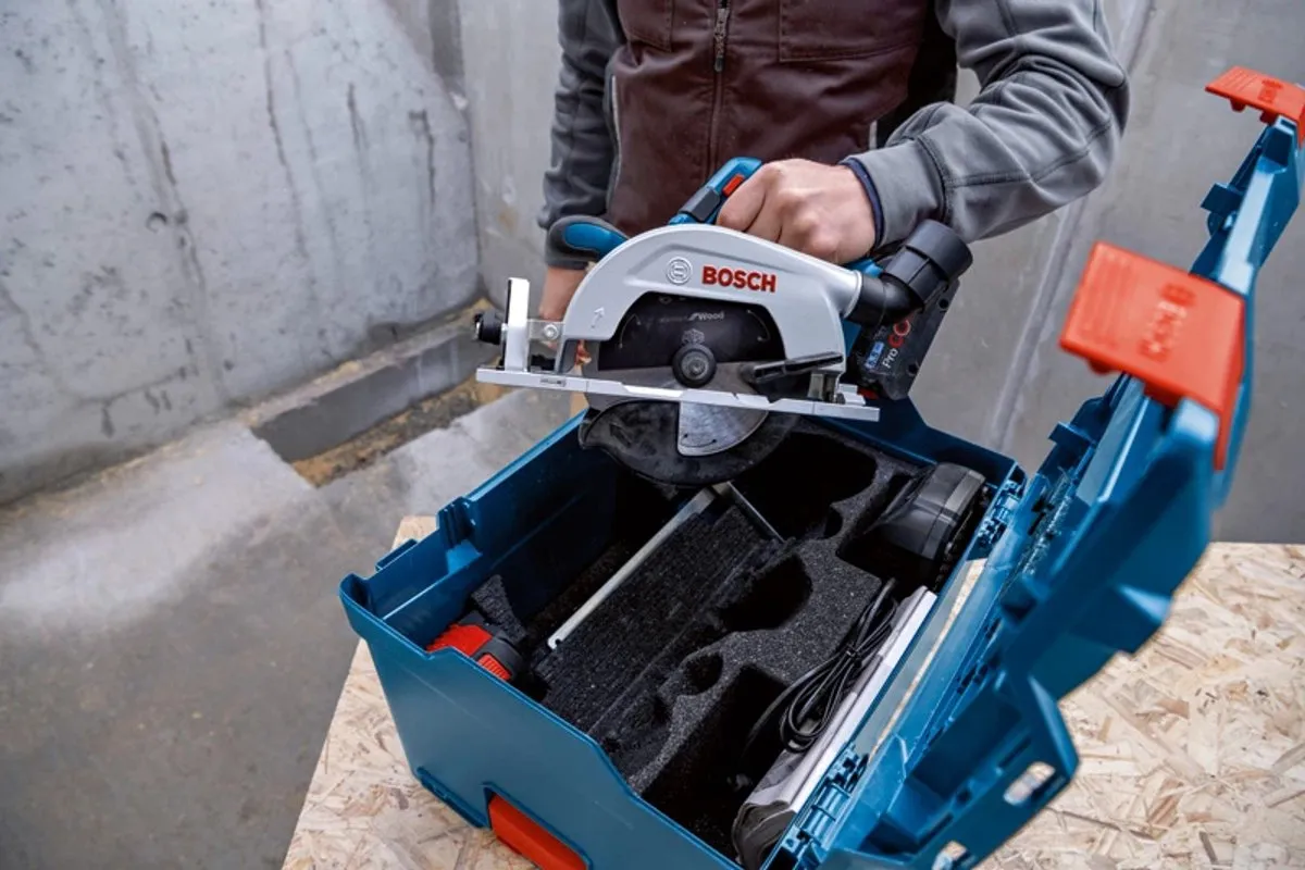Bosch Professional GKS 18V-57-2 L Accu Cirkelzaag 165mm - 2x5.5Ah
