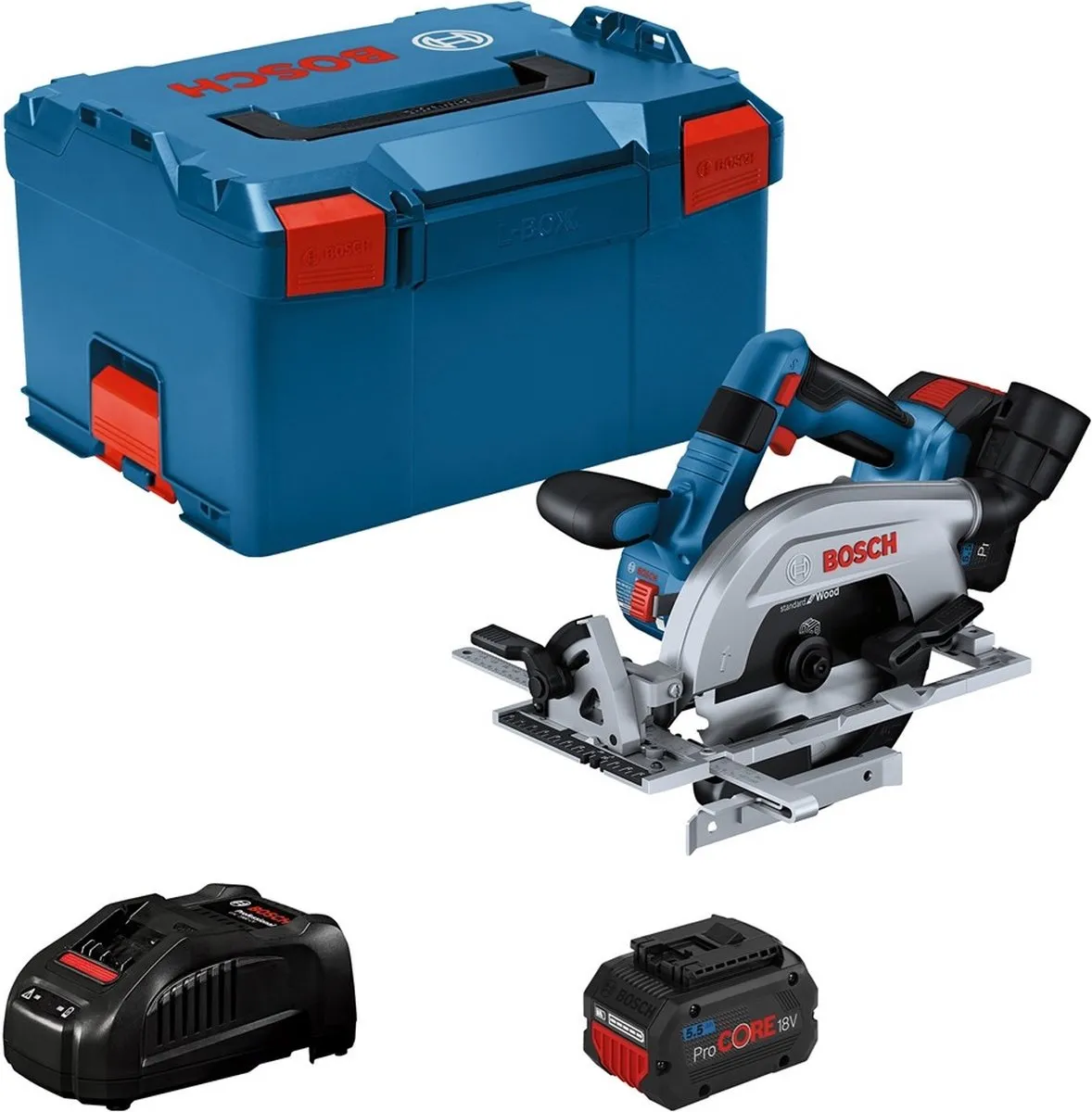 Bosch Professional GKS 18V-57-2 L Accu Cirkelzaag 165mm