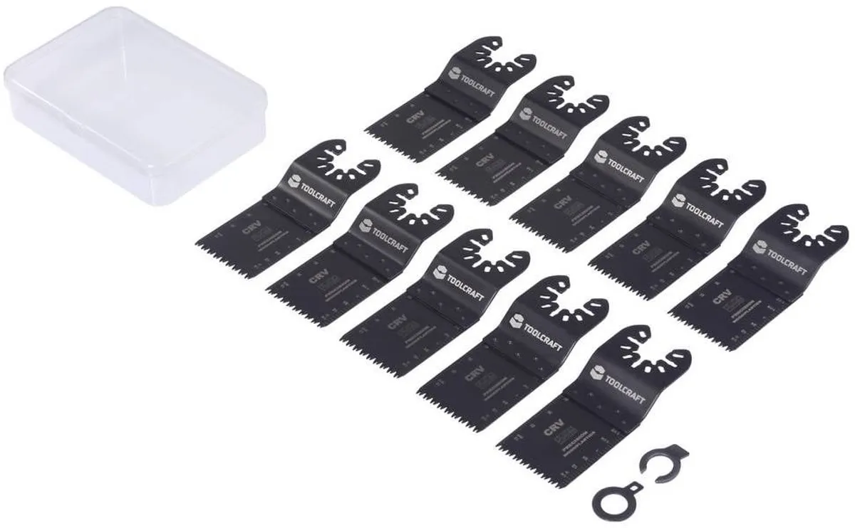 TOOLCRAFT TO-10283850 Multitool Accessoireset 10-delig - 34mm