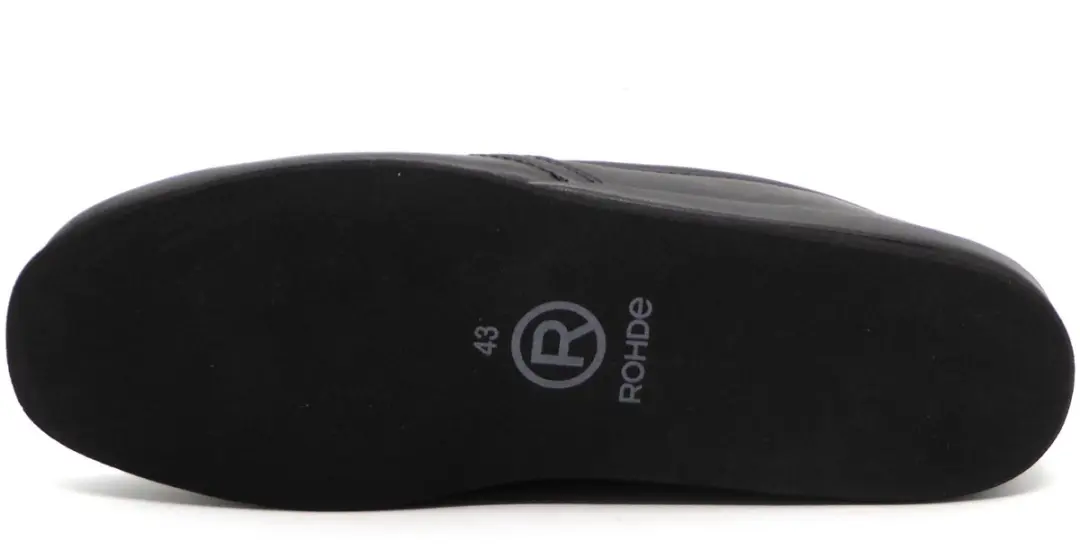 Rohde Heren Pantoffels 42 - Zwart