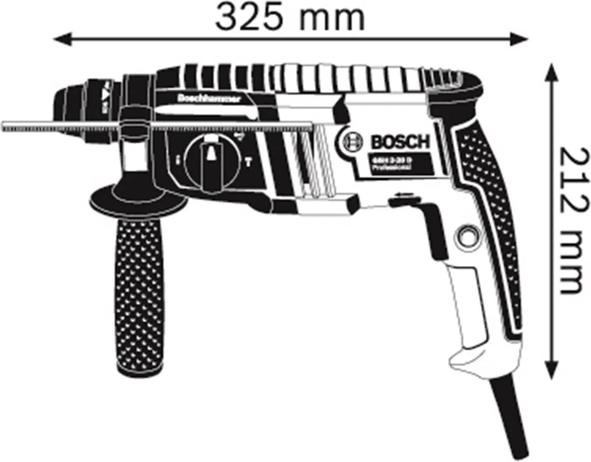 Bosch Professional GBH 2-20 Boorhamer 650W