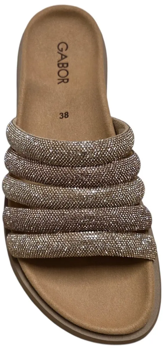 Gabor 83.752.82 Slippers Dames - Brons/Goud - 43 - afbeelding 3 van 6