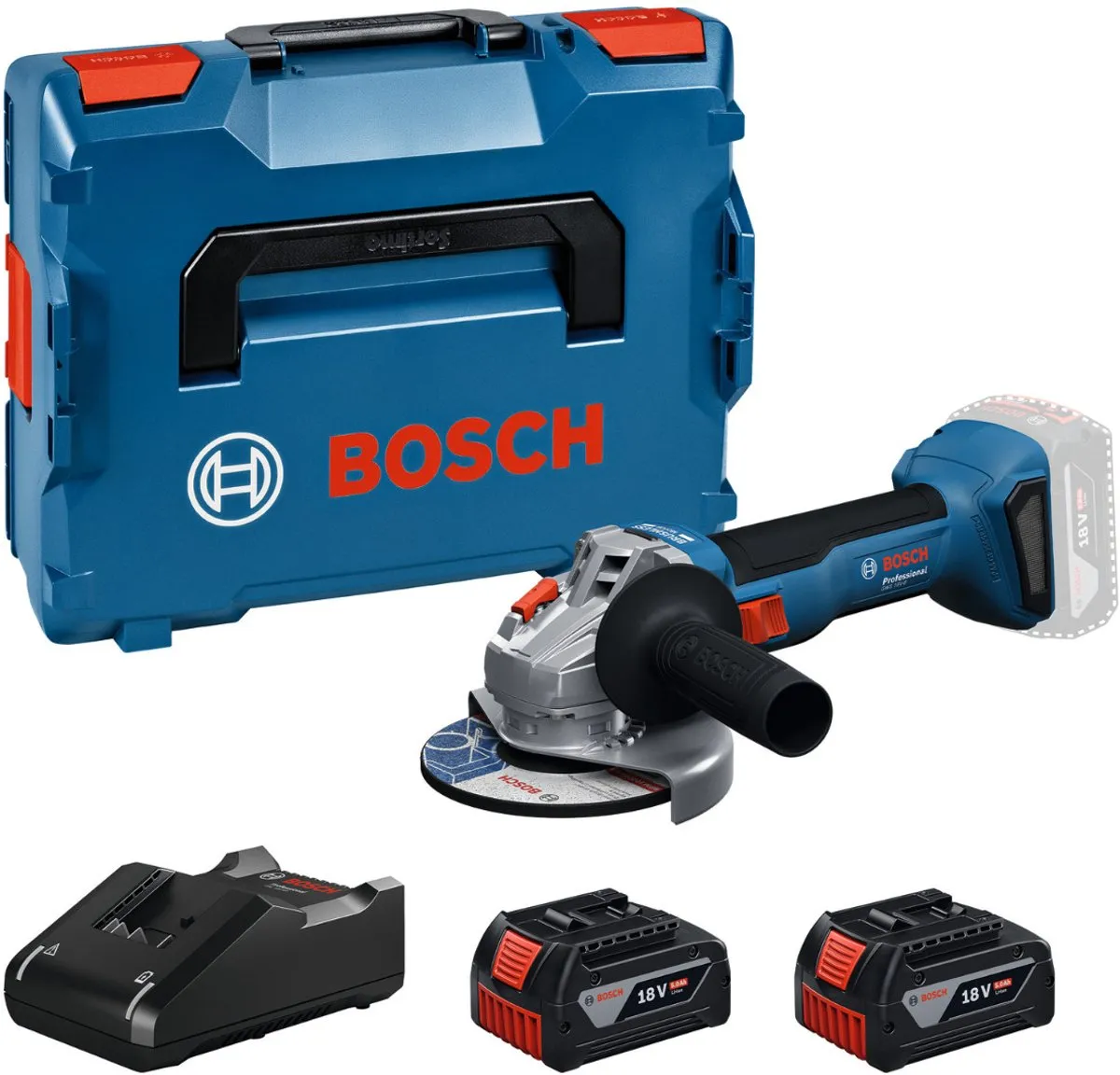 Bosch Professional GWS 18V-8 Accu Haakse Slijper 125mm