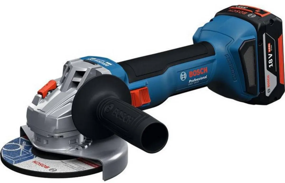 Bosch Professional GWS 18V-8 Accu Haakse Slijper 125mm - 06019N9003