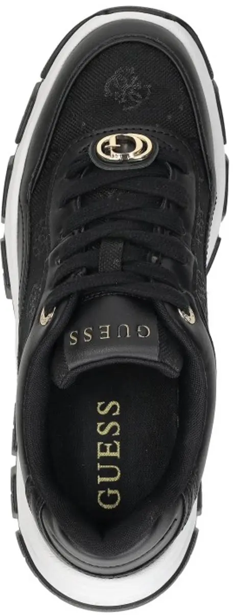 Guess Berrett 2 Sneakers Laag - Zwart - afbeelding 5 van 6