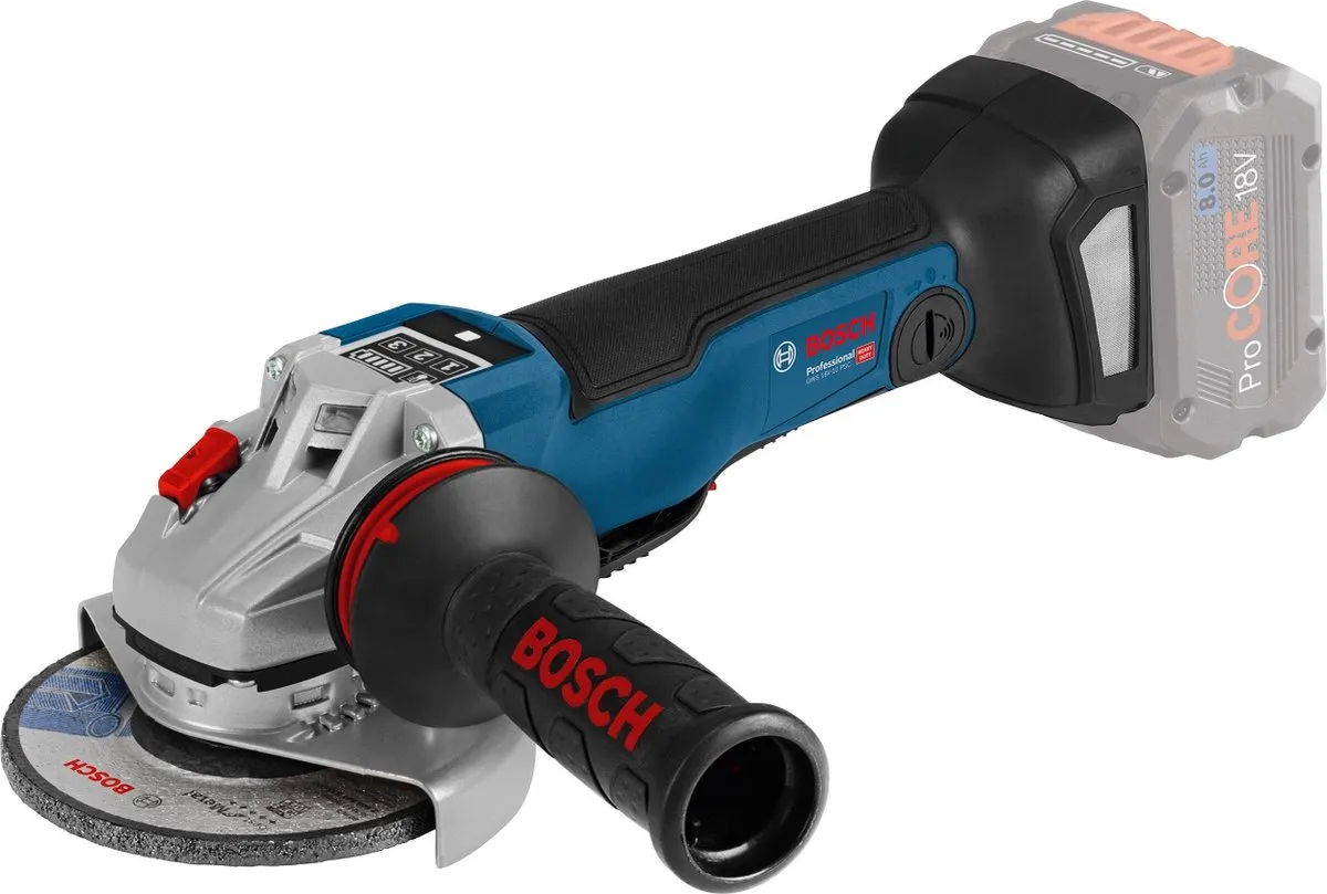 Bosch Professional GWS 18V-10 Accu Haakse Slijper 125mm - Basic Body