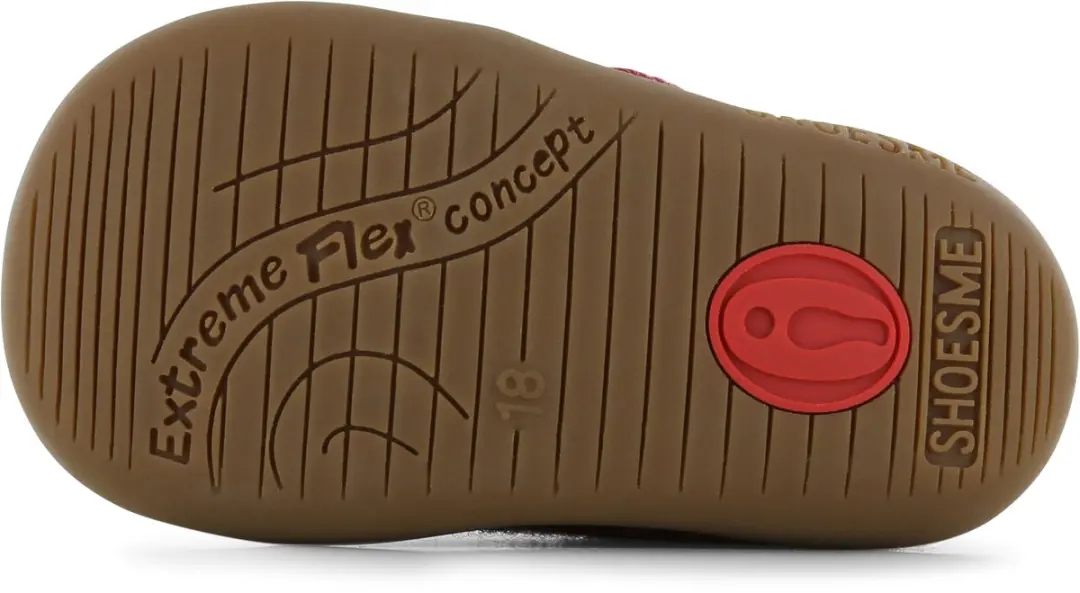 Shoesme Babyslofjes Vilt - Rood - Maat 24 - afbeelding 4 van 6