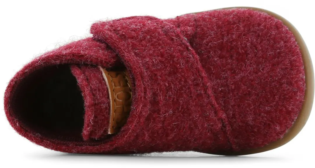 Shoesme Babyslofjes Vilt - Rood - Maat 24 - afbeelding 3 van 6