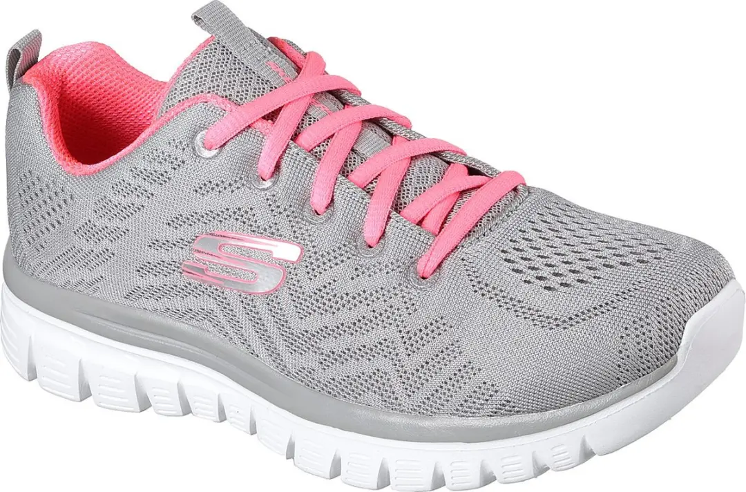 Skechers Sport GRACEFUL GET CONNECTED Sneakers Dames Grijs
