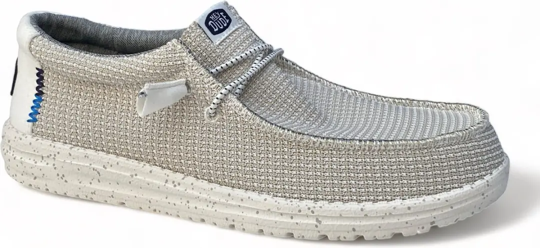 HEYDUDE Wally Sport Mesh Sneakers - Maat 43 - Off White - afbeelding 4 van 6