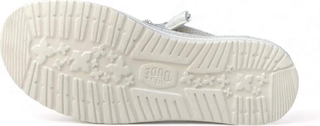 HEYDUDE Wally Sport Mesh Sneakers - Maat 43 - Off White - afbeelding 6 van 6