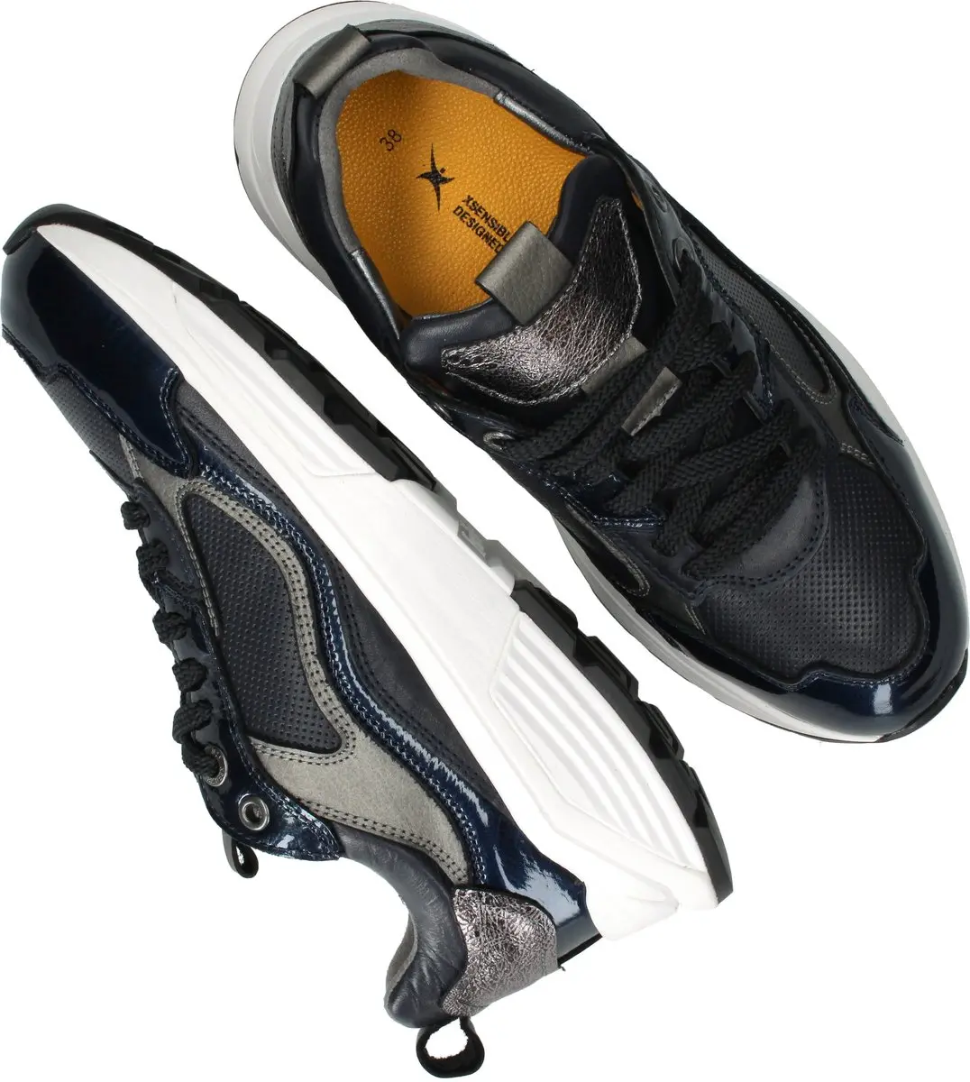 Xsensible Milau Sneakers - Dames - Blauw - Maat 39 - afbeelding 5 van 6