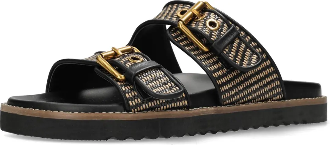 Mexx Reilly Penny Slippers Dames - 41 - Zwart