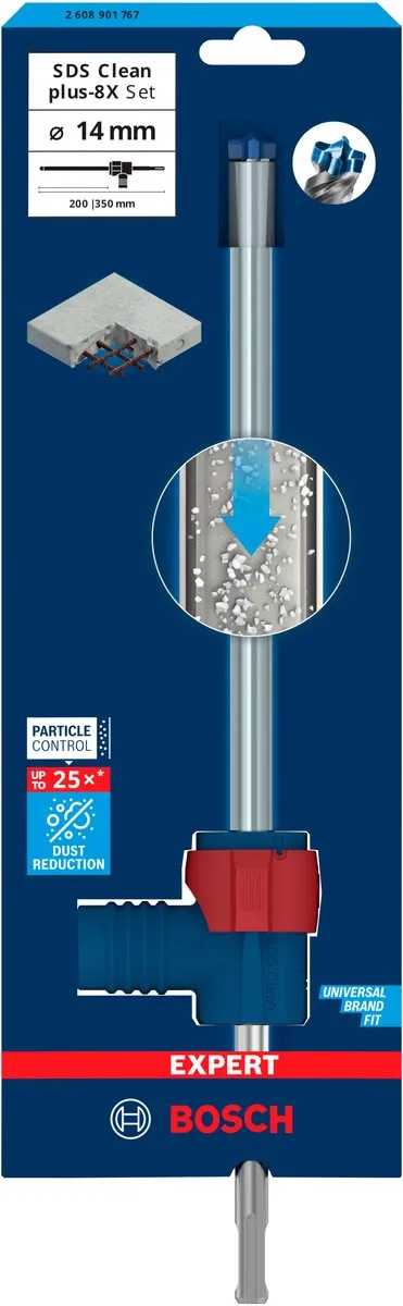 Bosch Professional EXPERT SDS Clean plus-8X Hamerboor Set 14x200x350