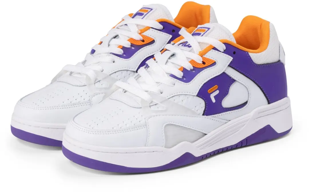 Fila Wayne Damestrainers 39 - Wit/Oranje/Paars - afbeelding 2 van 6