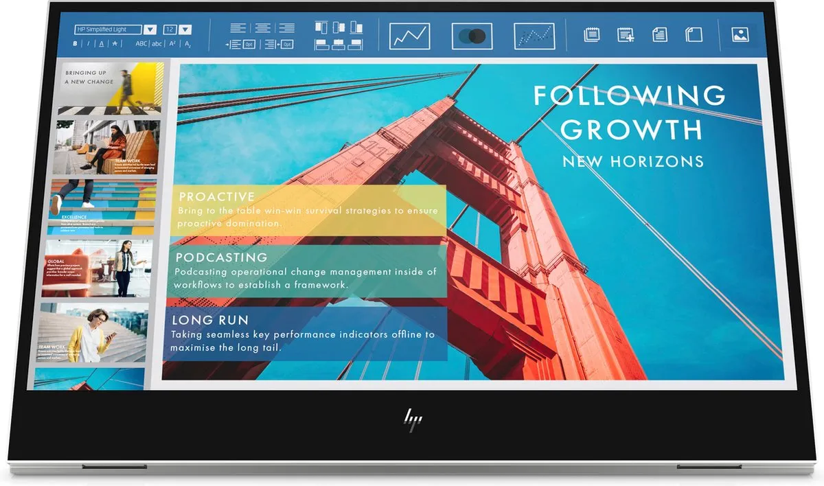 HP E14 G4 Portable Monitor 14 inch - USB-C