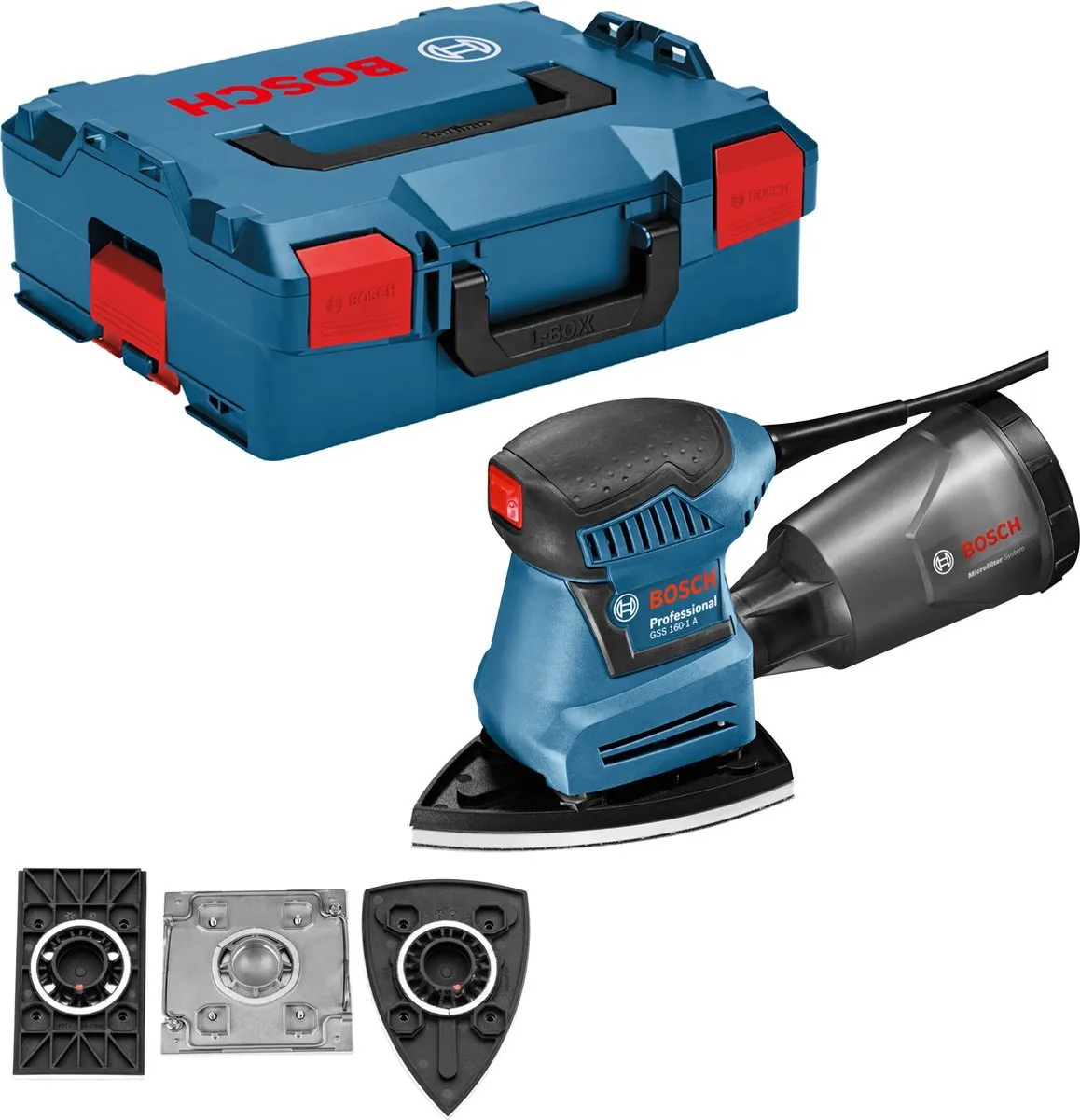 Bosch Professional GSS 160 Multi Multischuurmachine 180W - 3 Schuurvellen