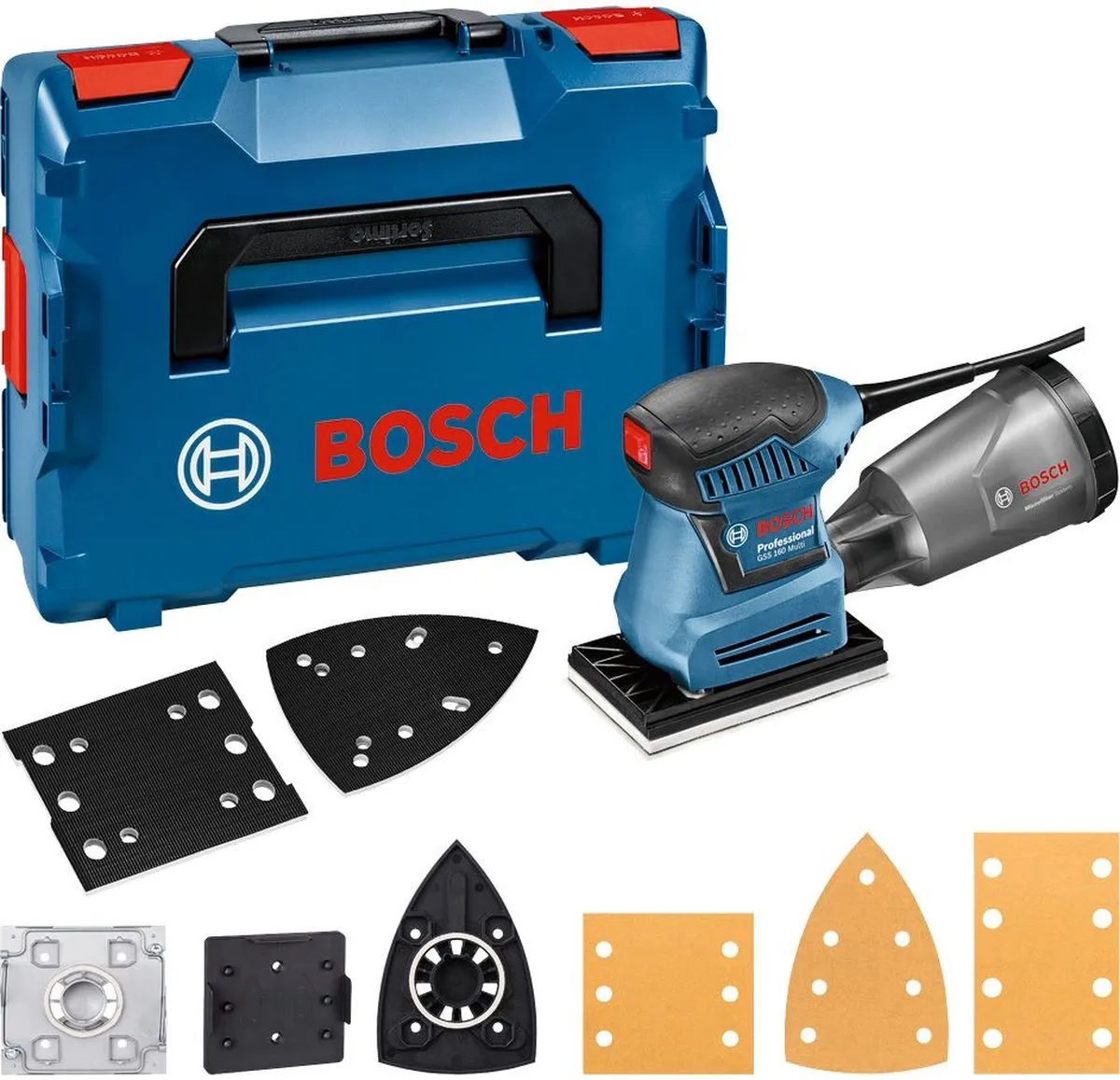 Bosch Professional GSS 160 Multi Multischuurmachine 180W - 3 Schuurvellen - afbeelding 6 van 6