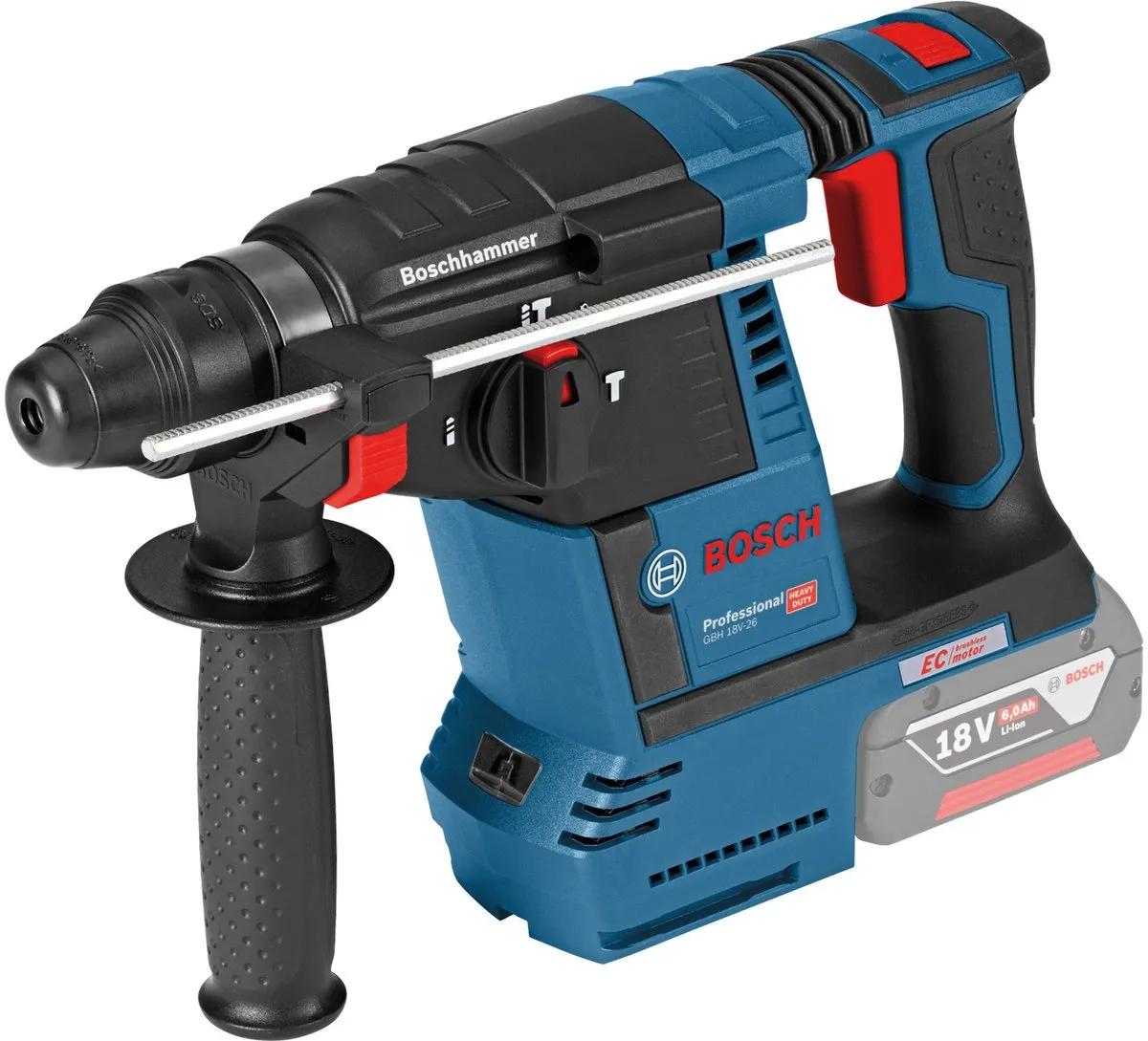 Bosch Professional GBH 18V-26 Boorhamer SDS-plus - 26mm Beton