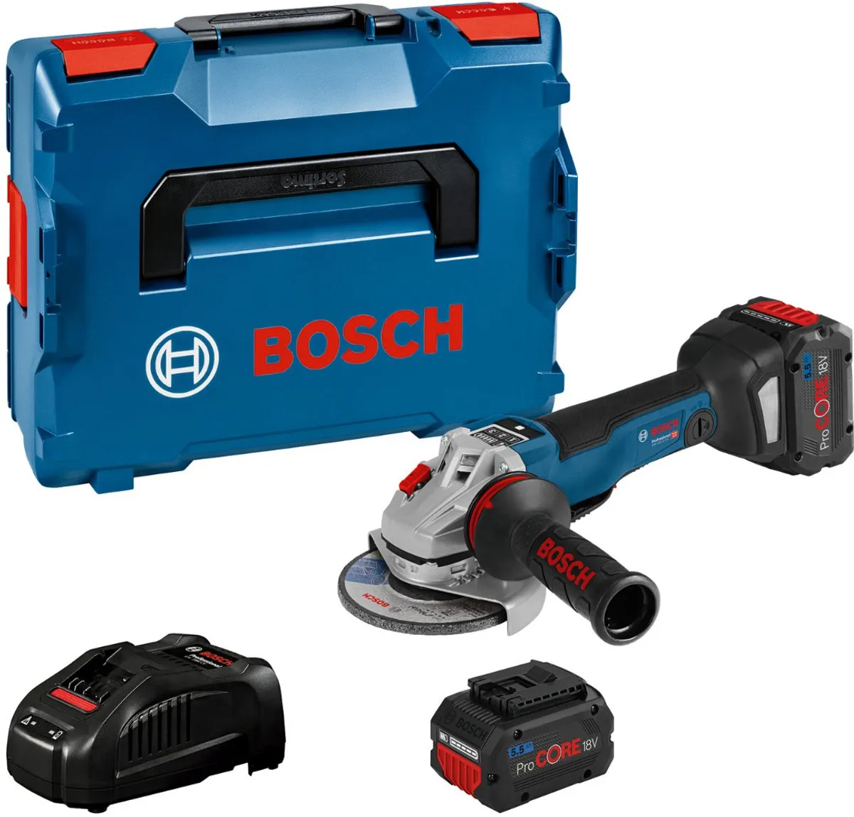 Bosch Professional GWS 18V-10 PSC Accu Haakse Slijper 125mm