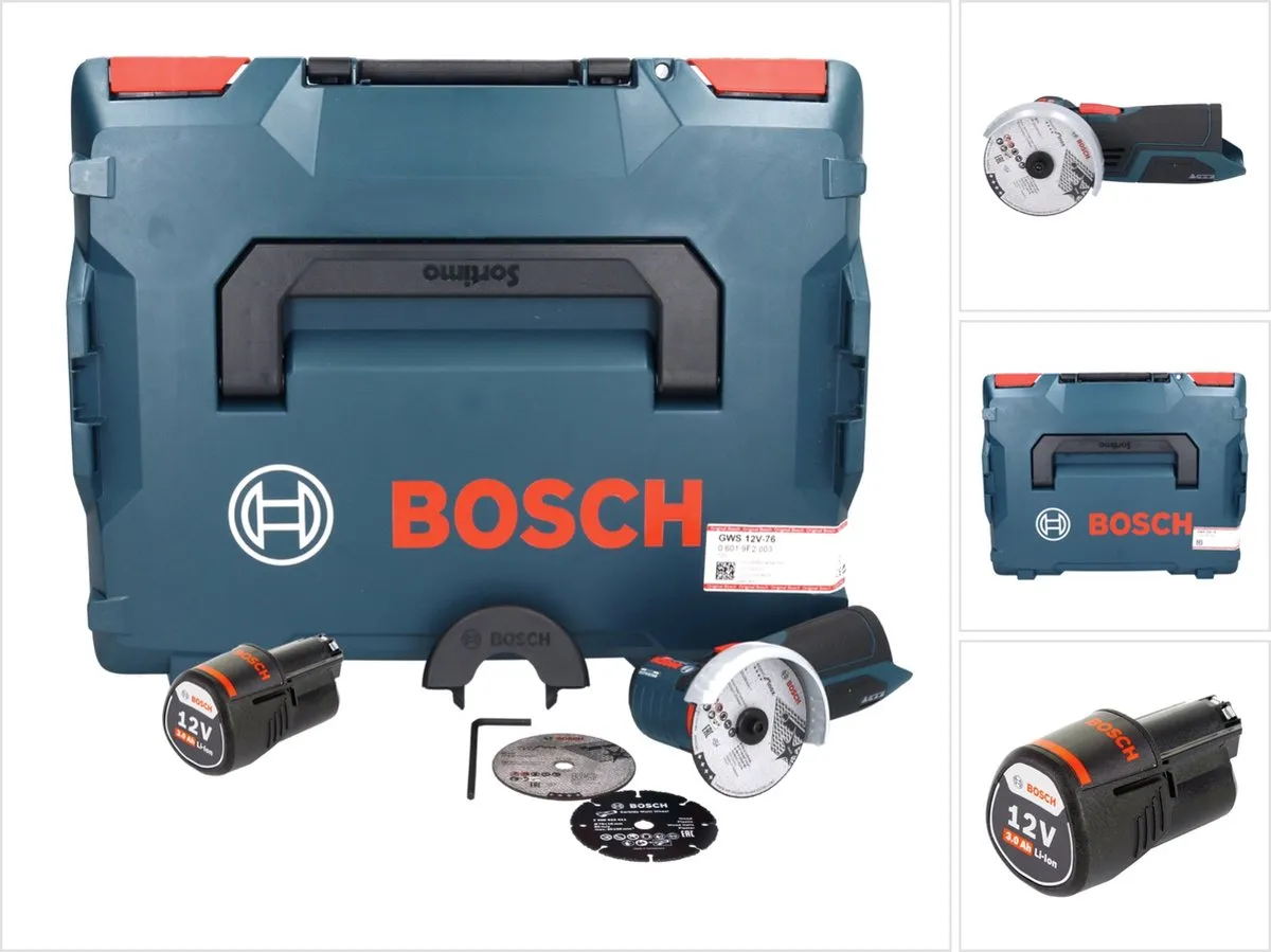 Bosch Professional GWS 12V-76 Accu Haakse Slijper 76mm