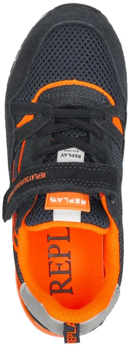 Replay Shoot Jr11 Sneakers Jongens - Leren Sneaker - Blauw - Maat 29 - afbeelding 5 van 6