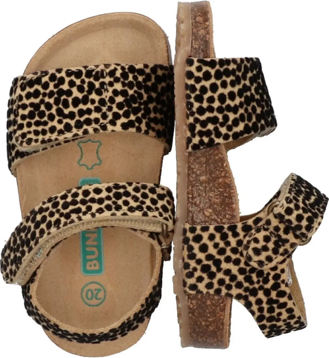 BunniesJR Bimi Beach Sandalen Meisjes 22 - Bruin Print - afbeelding 5 van 6