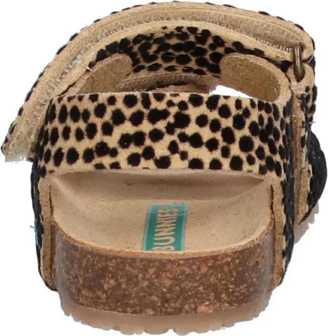 BunniesJR Bimi Beach Sandalen Meisjes 22 - Bruin Print - afbeelding 6 van 6