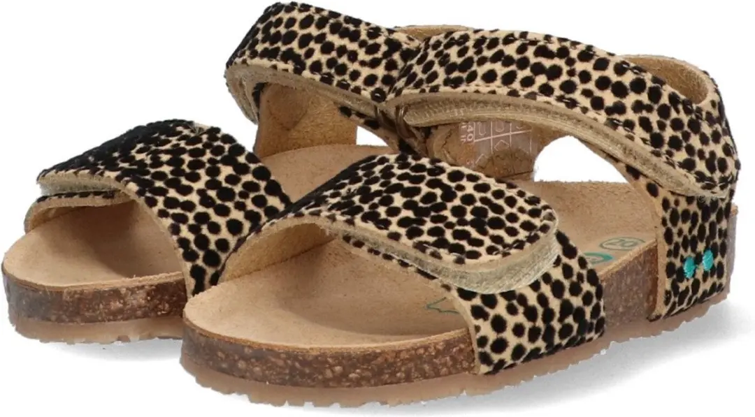 BunniesJR Bimi Beach Sandalen Meisjes 22 - Bruin Print - afbeelding 3 van 6