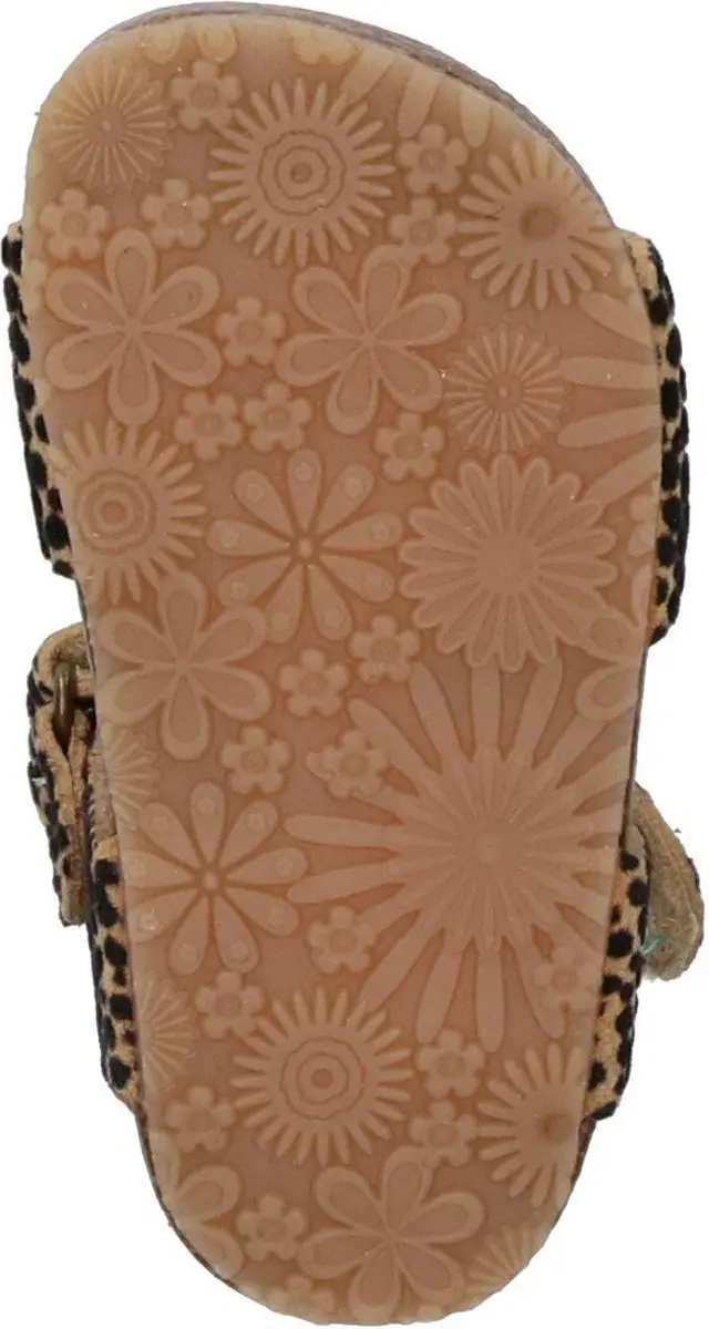 BunniesJR Bimi Beach Sandalen Meisjes 22 - Bruin Print - afbeelding 4 van 6