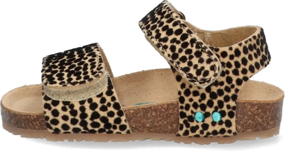BunniesJR Bimi Beach Sandalen Meisjes 22 - Bruin Print - afbeelding 2 van 6