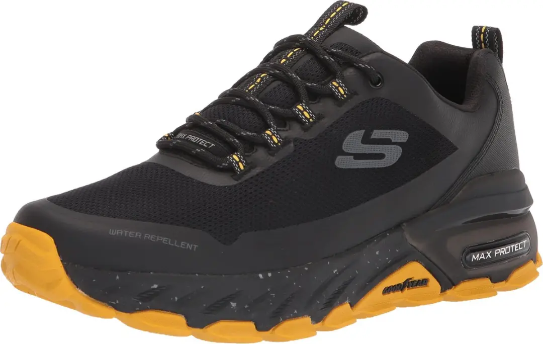 Skechers Max Protect-Liberated 237301-BKYL Sneakers - Zwart - afbeelding 2 van 6