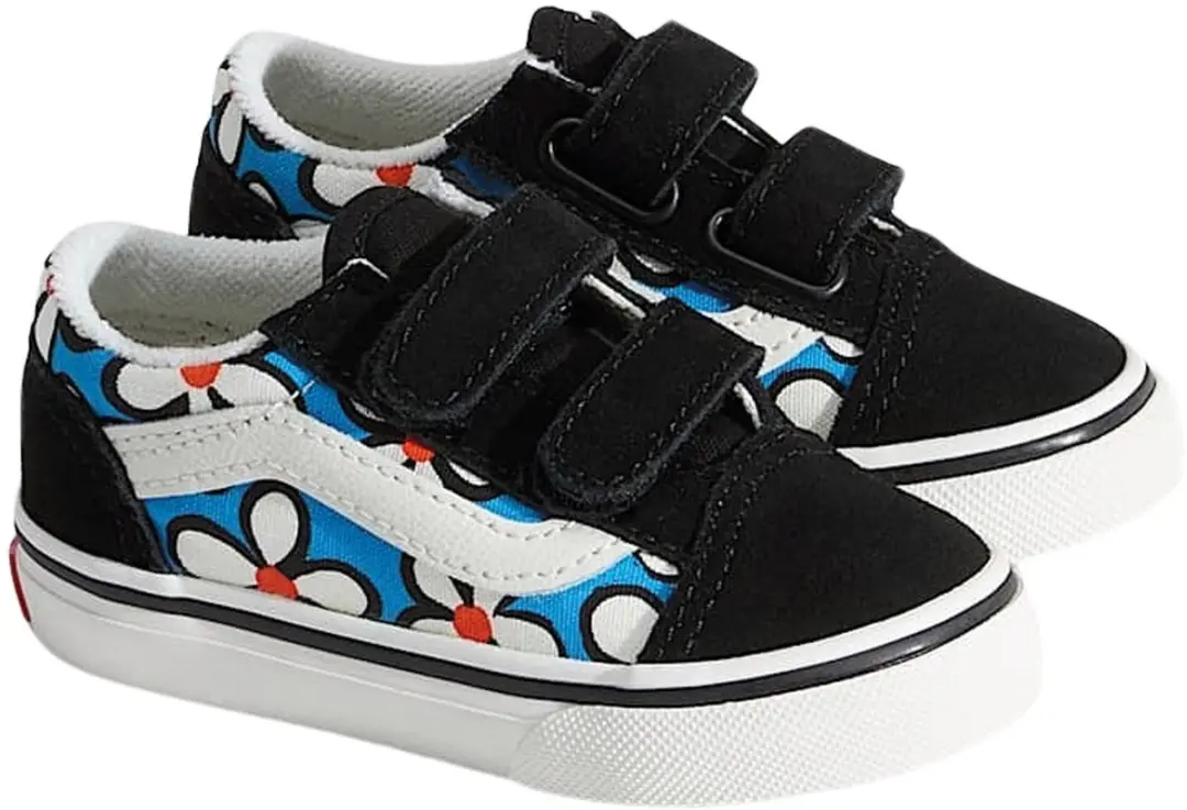 Vans Old Skool V Junior Sneakers 23.5 - Zilver/Wit - afbeelding 6 van 6