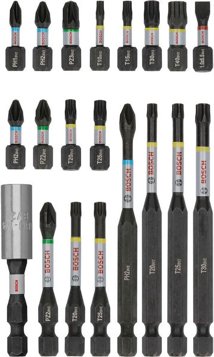 Bosch Professional PRO Impact Schroefbitset 20-delig T25