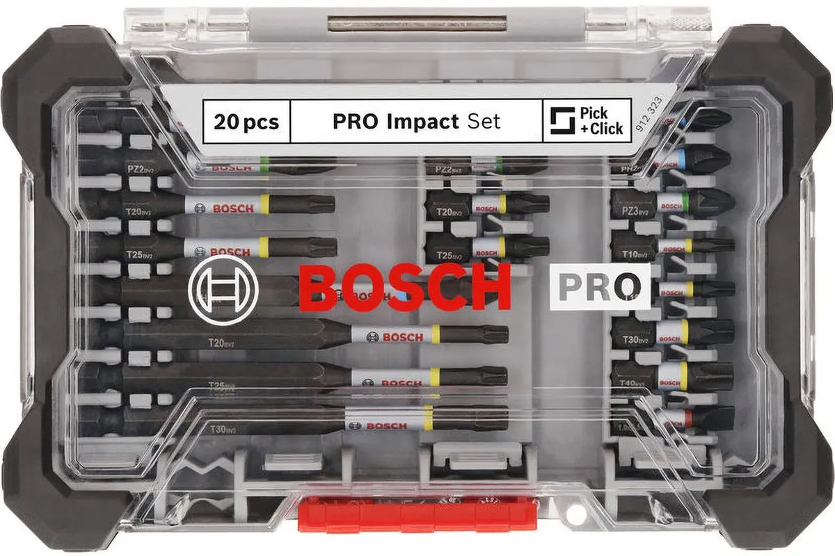 Bosch Professional PRO Impact Schroefbitset 20-delig T25