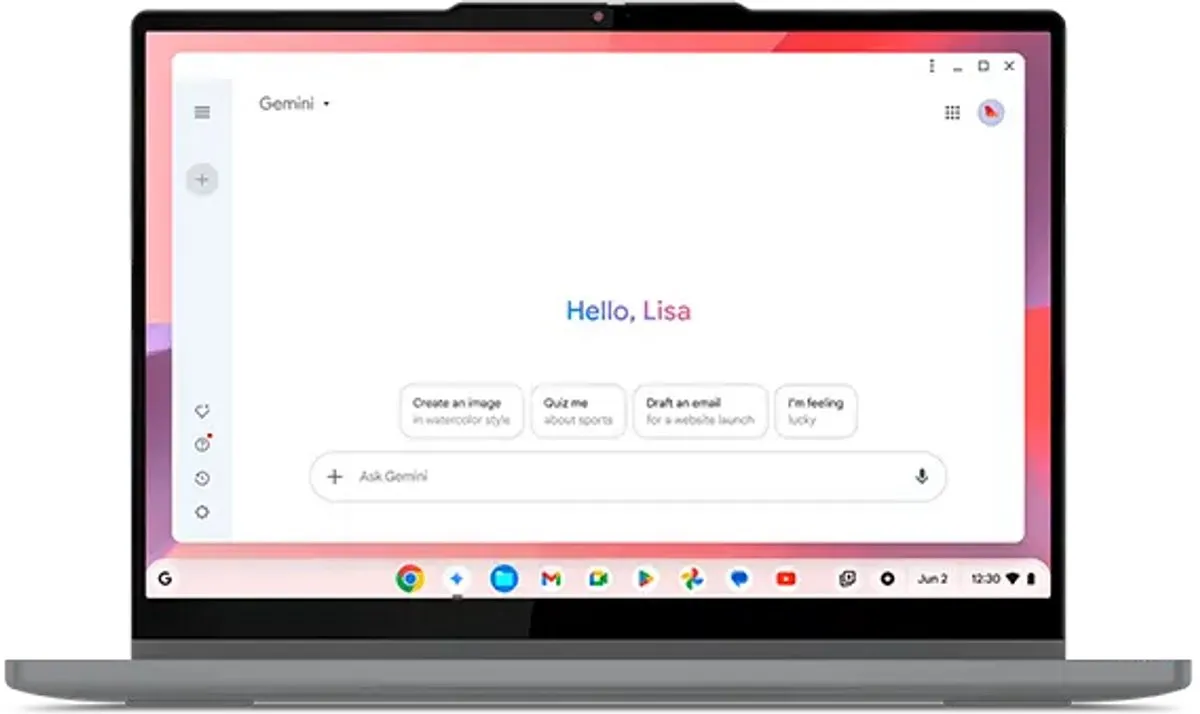 Lenovo Chrome 2in1 14 N150 Chromebook - 4GB 128GB - Zwart - afbeelding 3 van 6