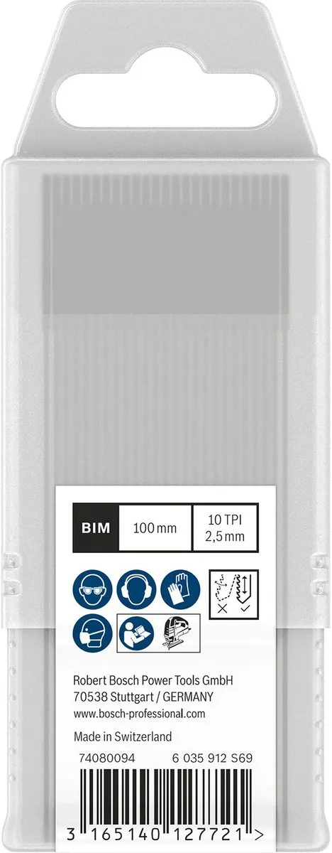 Bosch Professional DECOUPEERZB T101BRF 25 Decoupeerzaagblad - Hout/Kunststof/Metaal