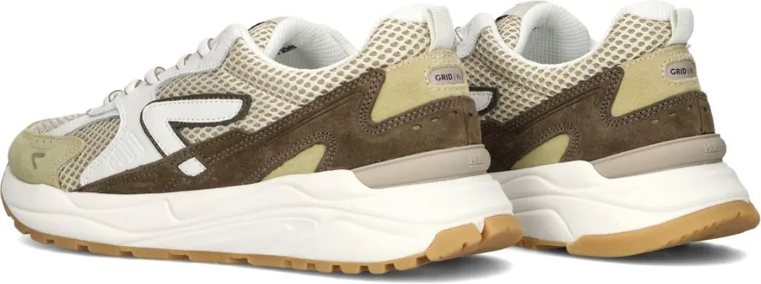 Hub Grid-m Sneakers Heren - Beige - Maat 41 - afbeelding 3 van 6
