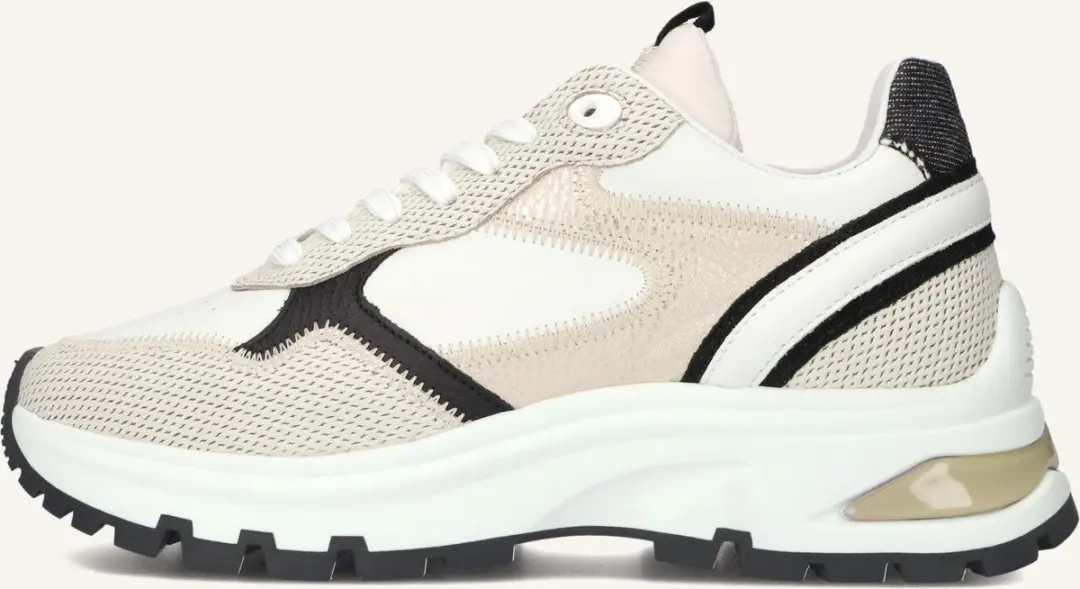 VIA VAI Liz Dulce Lage Sneakers 37 - Wit/Beige/Zwart - afbeelding 2 van 6
