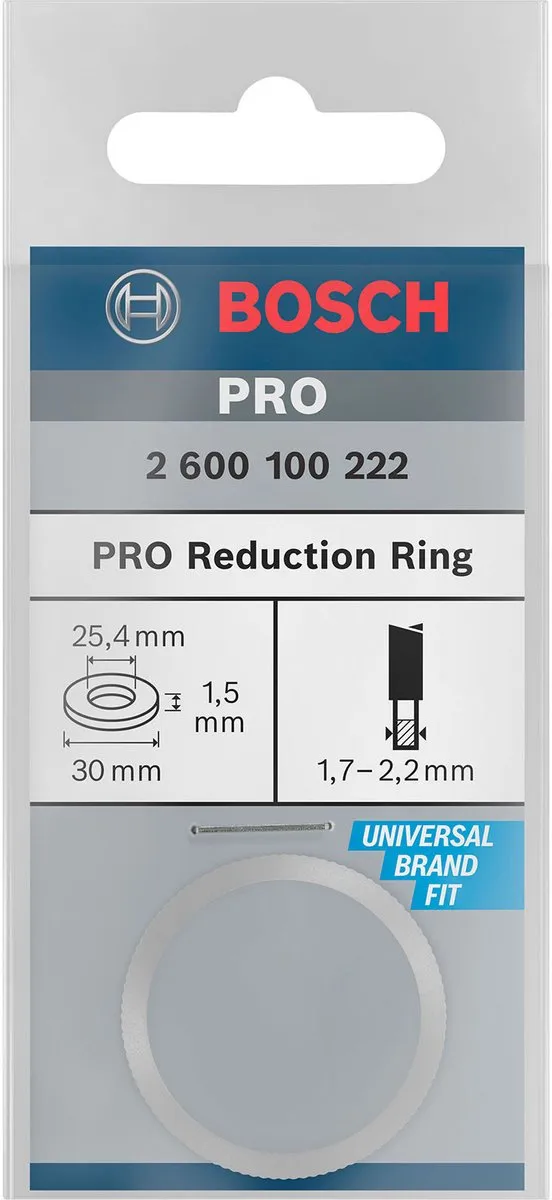 Bosch Professional Reduceerring 30x25,4mm - Metaal - afbeelding 2 van 4