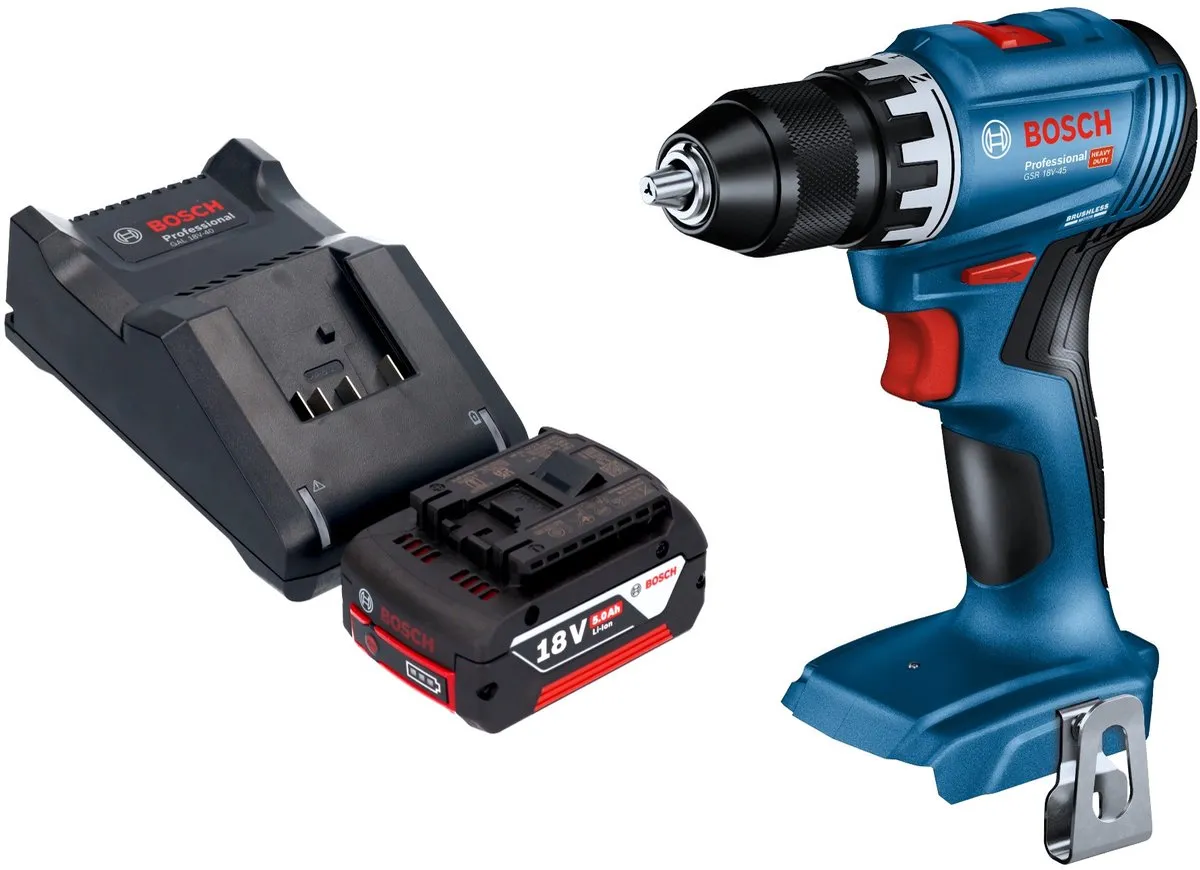 Bosch GSR 18V-45 Accuboormachine