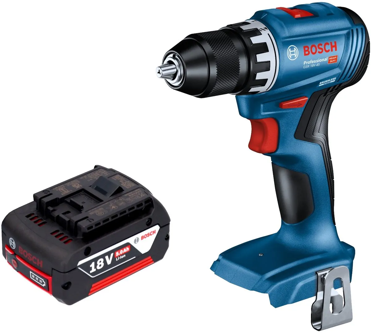 Bosch GSR 18V-45 Accuboormachine