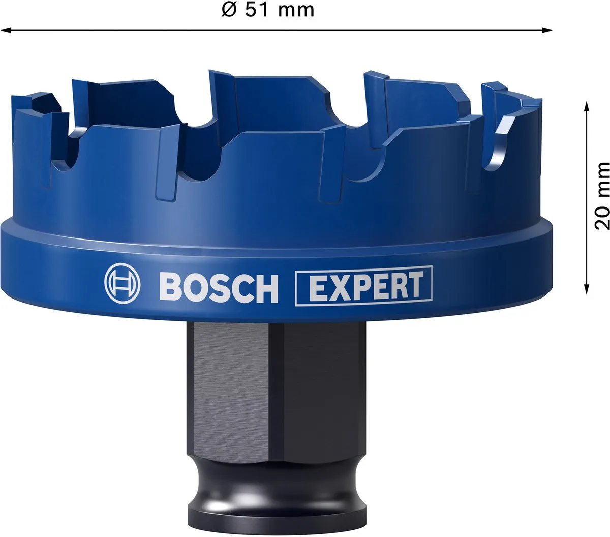 Bosch Professional EXPERT Sheet Metal Gatenzaag 51mm