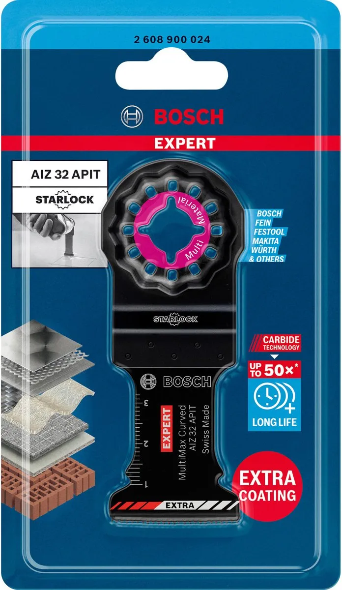Bosch Professional EXPERT Starlock AIZ 32 APIT Zaagblad - 32mm