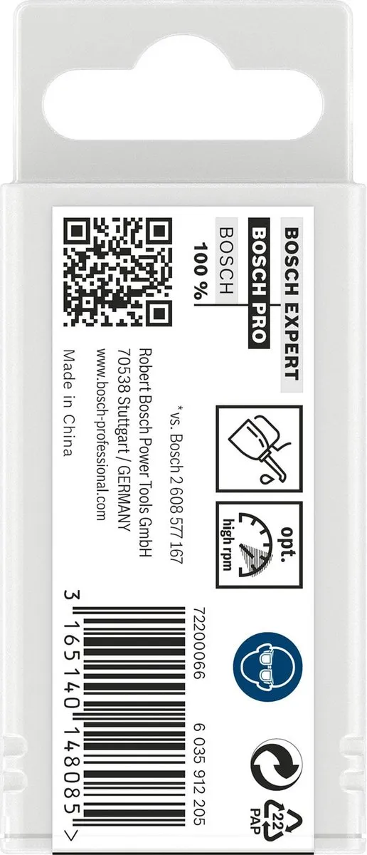 Bosch Professional HSS-G Dubbelboor 4.0mm - 10 Stuks