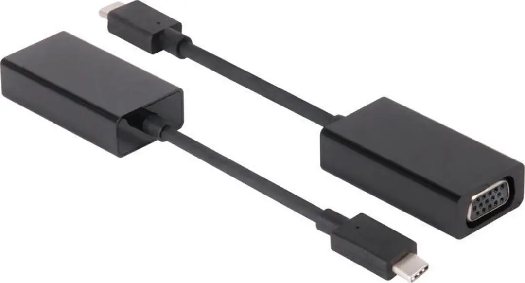 USB 3.1 Type C naar VGA Actieve Adapter - Zwart - afbeelding 5 van 6