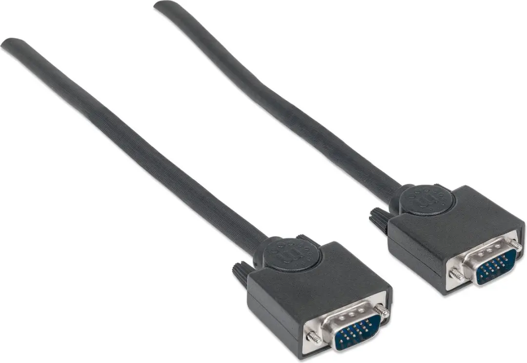 Manhattan 311731 VGA-kabel 15-polig 1.80m - Zwart - afbeelding 3 van 6
