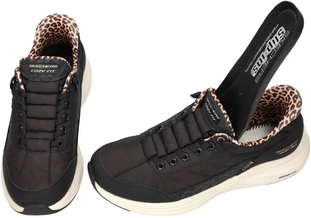 Skechers Contour Foam Cozy Fit Leopard Dream Dames Sneakers - 38.5